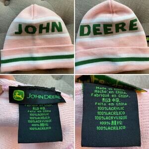 John Deere Knit Womens Hat NWOT One Size